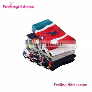 Wholesale Custom Christmas Deer Stripes Men Cotton Socks Stocklot thumbnail-6