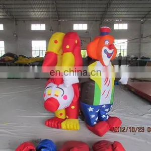 TOP Inflatable Double Clown Cartoon for Advertisement thumbnail-2