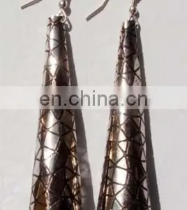 Brass Hoop Style Earrings Costume Jewelry Brass Jewelry thumbnail-1