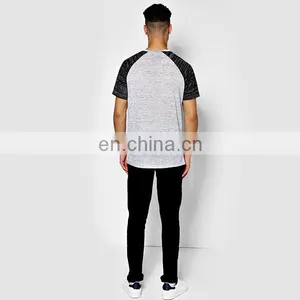 Promothion Latest Simple Blank Reglan Sleeve Cheap Wholesale Men's Tshirt thumbnail-2