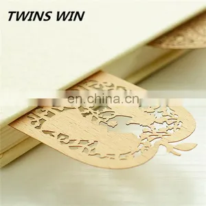 Promotional Korean 2018 Top Fashion Wooden Bookmark Wholesale Cheap Creative Flower Design Bookmarks for School thumbnail-3