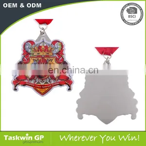 Newest Customized Souvenir 3d Custom Color Metals Medal With Ribbon thumbnail-3