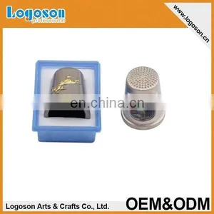 2015 Latest Item High Quality Novelty Tourism Gift Custom Souvenirs Pewter Thimble thumbnail-2