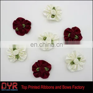 Satin Ribbon Big Peony Flower Craft Wedding Decoration Bow thumbnail-5