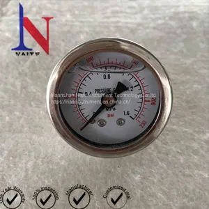 Industrial Small Dial 40mm Back Connection Pressure Gauge thumbnail-1