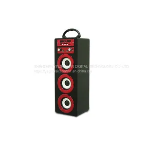 Wooden Portable Bluetooth Speaker With Karaoke and FM Function thumbnail-4