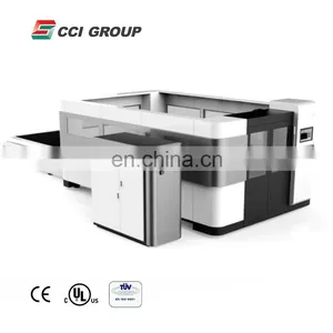 FLC4020GA Hot Sale Whole Cover Exchange Platform 4000w Metal and Non Metal Fiber Laser Cutting Machine thumbnail-2