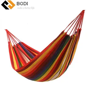 Single/Double 200X150cm Garden Swings Outdoor Camping Hammock Hanging Chair Bed Portable thumbnail-1