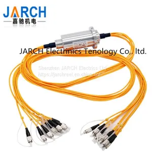 Mutilmodes 8 Channel Optical Fiber Slip Ring No Contact Friction Long Life 10 Million Rpm thumbnail-1