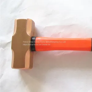 Copper Hammer Sledge Hammer With Fiberglass Handle Anti Spark Hand Tools thumbnail-1