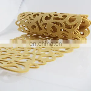 Customized Style and Size 3mm Laser Cut Felt Table Mat With Various Colors thumbnail-5