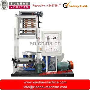 HAS VIDEO Single Rewinder Hdpe Ldpe Blown Film Extruder Machine thumbnail-3