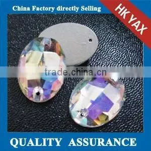 1223 Bulk Price Round Flatback Sew on Crystal Rhinestones for Clothing thumbnail-2