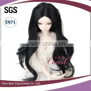 Best Quality Wavy Dark Brown Synthetic Baby Doll Hair Wigs thumbnail-2