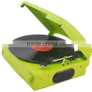Back To Vinyl!!! 3 Speed Record Player With Built-in Speaker thumbnail-1