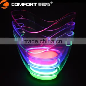 Eco-Friendly Feature Cheap Clear Acrylic Led Beer Bucket thumbnail-5