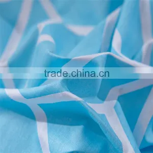 Blue Geometric Figure Printed Cotton Bedding Set Wholesale Children Comforter Ccover Sets thumbnail-4