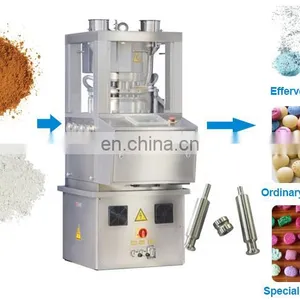 Professional 8 Station Automatic Foodstuff Rotary Tablet Press Machine For Small Business thumbnail-3