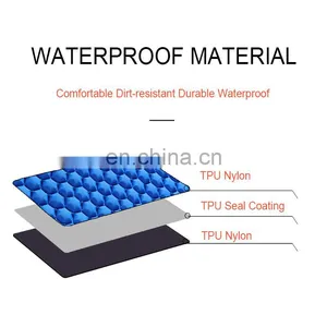 Winter Inflating Insulated Camp Sleeping Pad Mat Mattress For Camping Inflatable Outdoor Sleeping Pad thumbnail-3