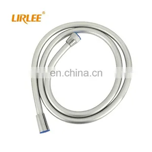 LIRLEE High Quality Flexible Stainless Steel Polished Brass Shower Hose Black thumbnail-4