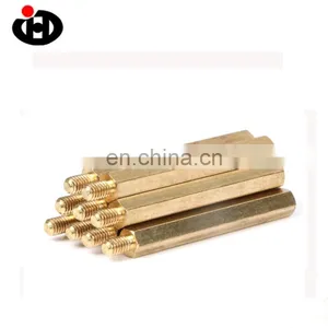 Hot Sale Brass Copper Round Knurled Cylinder Standoff Male Screw Hollow Screw thumbnail-3