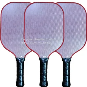 China Direct Factory Custom Logo Pickleball Paddle USAPA Approved Fiberglass Surface Silver Chrome Polypropylene Honeycomb Core Lightweight Pickleball Racket XSK09 thumbnail-5
