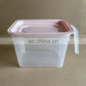 Fruit Vegetable Storage Fridge Storage Box Stackable Fridge Organizer Set With Handle And Lid thumbnail-2