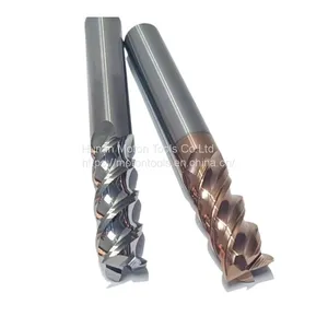 2/4/6 Flute HRC 45 55 65 Solid Carbide End Mill for Metal Machining With Coating AlTiN TiSiN AlTiSiN thumbnail-2