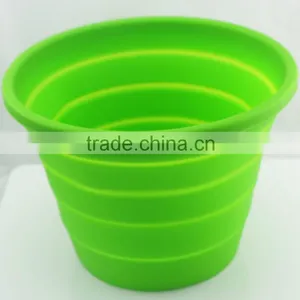 Hot Selling Silicone Collapsible Folding Water Bucket thumbnail-3