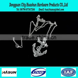Latest Gold Pendant Necklace Jewelry Anchor Necklace thumbnail-2
