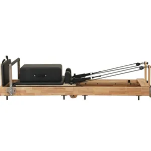 Foldable Wooden Pilates Reformer Body Balance thumbnail-1