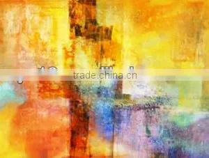 100% Handmade Manufacturer Abstract Oil Painting thumbnail-1