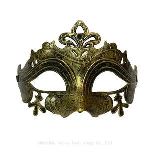 Greek Venetian Lace Masks - PVC Half Face for Halloween & Costume Party Supplies thumbnail-1