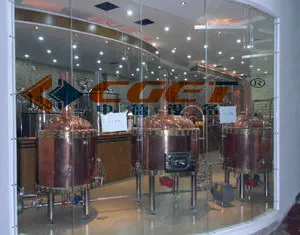 500L Red Copper Brewing Equipment Home Beer Brewing Kit 1 Year Warranty thumbnail-2