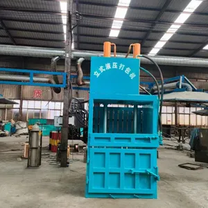Vertical Hydraulic Baler Cotton Bale Machine Clothing Baling Press Baler Machine for Used Clothing thumbnail-2