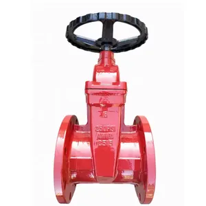 ANSI Rising Stem Cast Iron Ductile Iron Soft Seat Water Gate Valve AWWA C509 Gate Valve With Handwheel for Water thumbnail-1