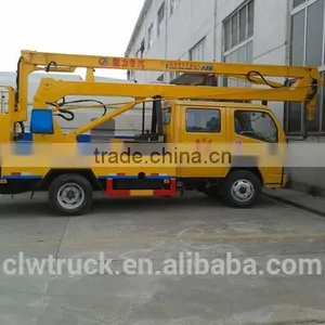 2014 Good Price Dongfeng Crew Cab 14M Hydraulic Lift Platform Truck thumbnail-3