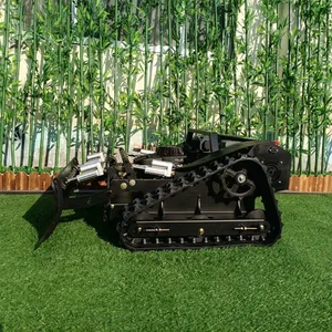 9HP Loncin 224CC Gasoline Engine 200 Meters Long Distance Remote Controlled Brush Mower for Slopes thumbnail-6