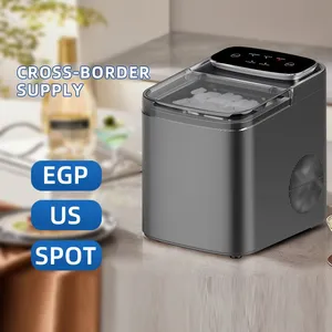 Wholesale Countertop Ice Maker Machine Portable Automatic Self Cleaning Fast Ice Making Household Ice Maker For Home Kitchen Bar Party thumbnail-1