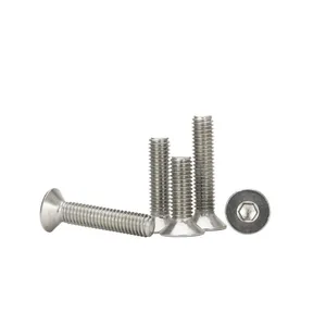 DIN7991 Flat Head Screws Black Oxide Grade 10.9 Steel Fully Threaded Csk Bolts thumbnail-2