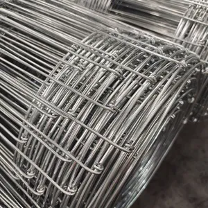Galvanized Field Fence Wire 8ft X 330ft Hog Fencing Wire Mesh Pig Sheep Goat Livestock Field Fence for Horse thumbnail-1
