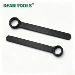 Cr-V Steel Metric Double Box End Wrench Straight Handle Ideal for Precision Mechanical Assembly Tasks thumbnail-3