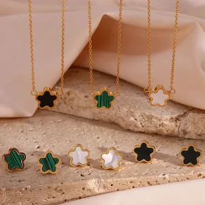 Stainless Steel Necklace 18K Gold Plated IP Coating 40cm Fashion Jewelry Wholesale Low MOQ Vendor thumbnail-2