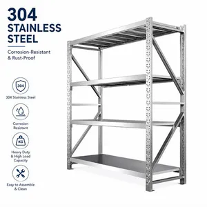 Food-Grade 304 Stainless Bakery Shelf — Painted Racks Flake Into Dough, This One Doesn't thumbnail-1