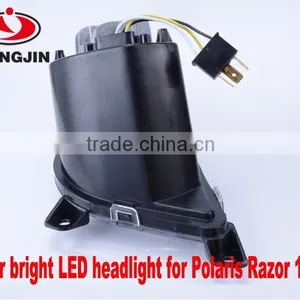 Best Price LED Headlight for 2014 Polaries RZR XP 4 1000 EPS ATV UTV Parts thumbnail-5