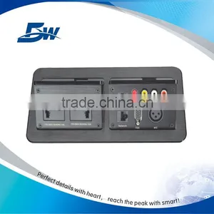 Factory Supply Multimedia Desktop Pop Up Socket Box/Meeting Table Socket thumbnail-1