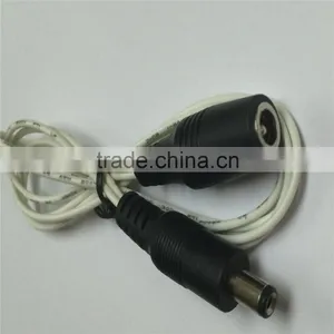 Custom Extension Black of Wire UL 1185 22AWG 300V 80C of Wire With DC 5.5x2.5 or DC5.5x2.1 EXtension Female Wire Harness thumbnail-6