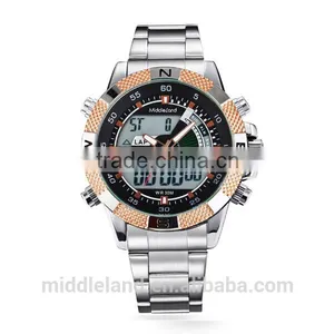 Chronograph Wrist Watch,Chinese Stainless Steel Watches.wholesale China Watch thumbnail-1