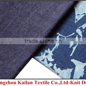 95% Indigo Cotton Knitted Denim Fabric thumbnail-1