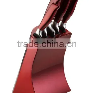 430 HANDLE STAINLESS STEEL 6PCS KITCHEN KNIFE SET thumbnail-1